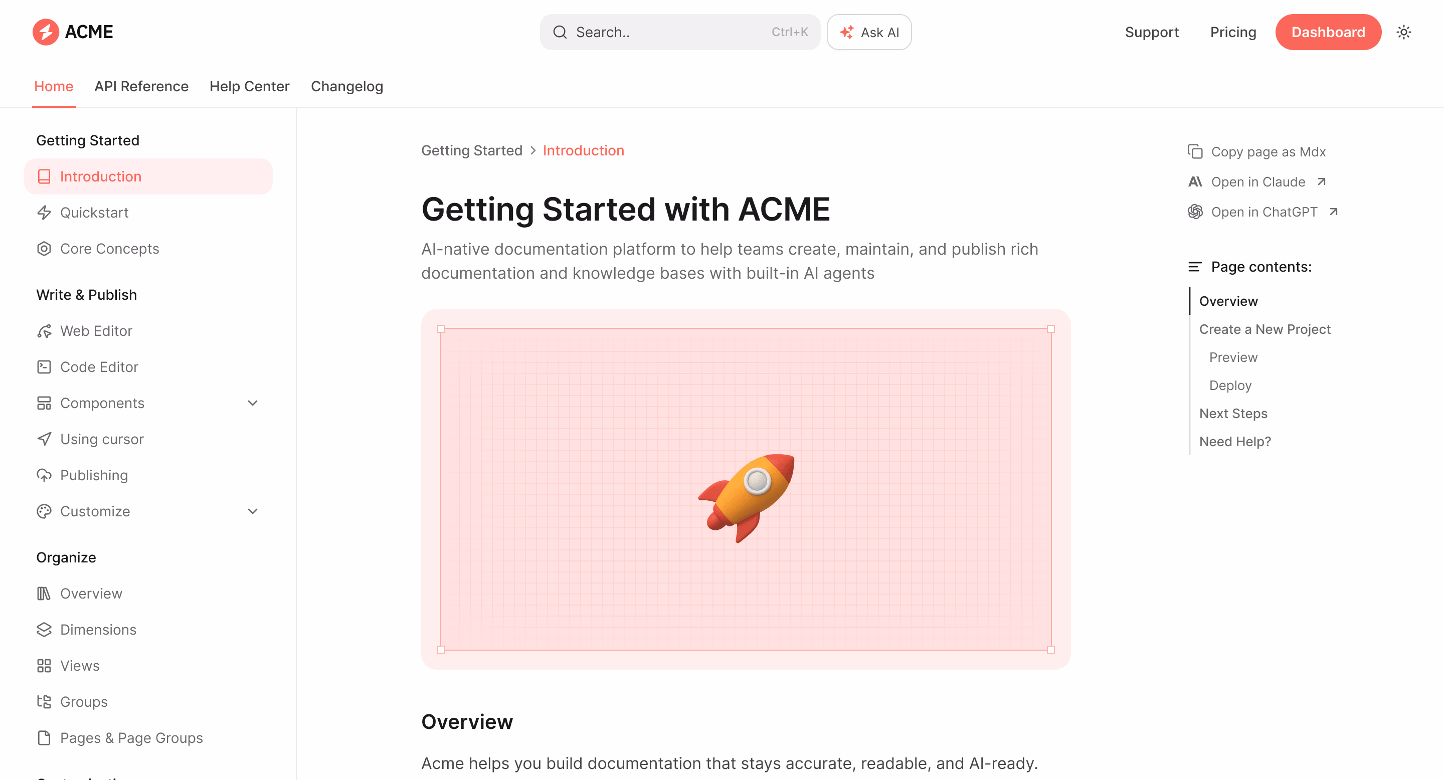 Product Guides screenshot